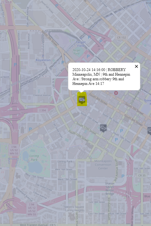 CrimeWatchMpls's tweet image. Strong arm robbery
9th and Hennepin Ave
#DowntownMpls 
14:17