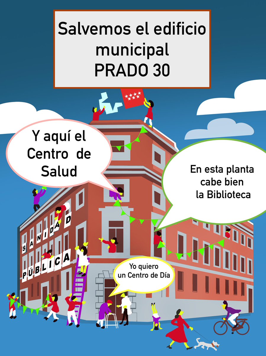 holagominola1's tweet photo. @AlmeidaPP_ en este edificio cabe la dignidad de un barrio, #elbarriodelasletras, que no tiene centro de salud ni biblioteca. #almeidacumpletupalabra. Como decía el gran @forges “biblioteca pública, ¿estado civil? IMPRESCINDIBLE? #diadelasbibliotecas #DiadelasBibliotecas2020 https://t.co/ja73UprVKo