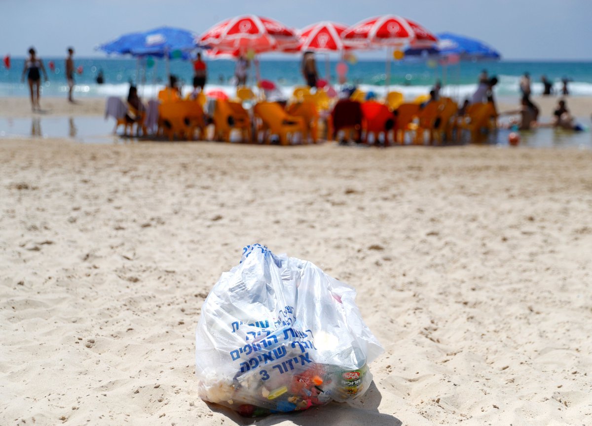 Humans release 1.5 million tons of primary microplastics into the ocean annually, a sum equivalent to one disgorged plastic bag for every person each week.They make up as much as 31% of all ocean plastic, and turn up all over the marine environment  http://trib.al/ChQA7jJ 