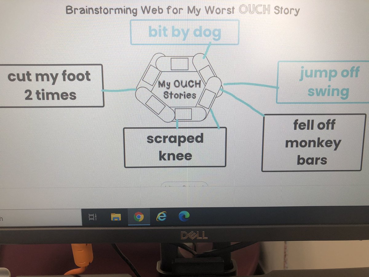 TraShondaSmith's tweet photo. My Worst “Ouch” Story! #VirtualLearning #WritingCanBeFun @HumbleISD_CE https://t.co/rZgqzEQhX2