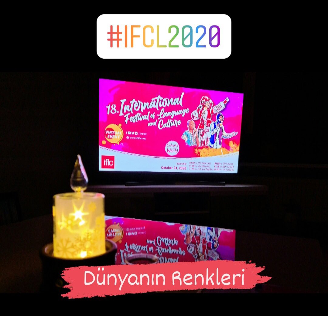 O @Twitter everyone is watching #IFLC2020 Dünyanın Renkleri FarbenderWelt Where are you now?