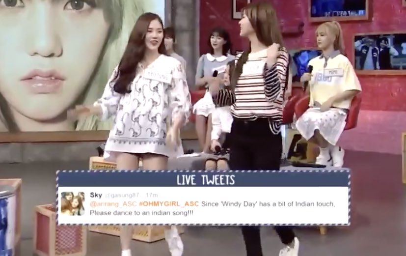 So there are clips of OMG doing stereotypical and problematic dances. They thought Norazo’s curry was a positive song, and so performed it. This was 4 years ago, and in the past year, Koreans have been informed Norazo Curry is negative after a boy group recently performed it.