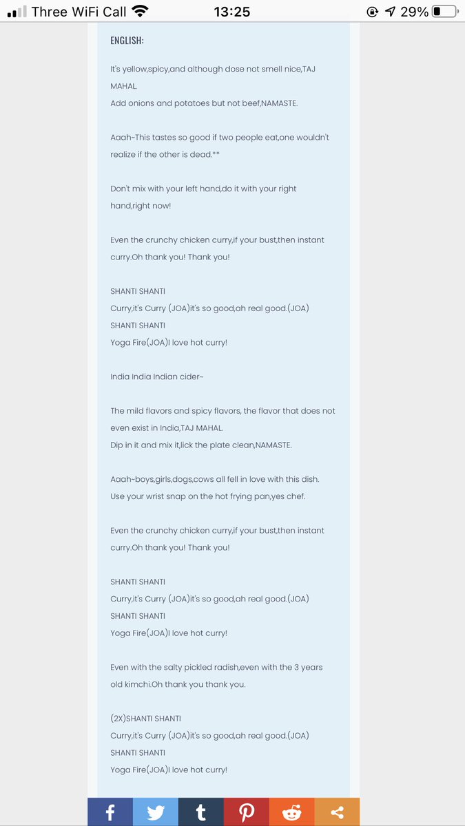 The first incident includes Norazo’s ‘Curry’ song. Koreans see it as a positive song about curry and it is played in Indian restaurants in Korea. However, they don’t understand the issues around the lyrics. This song promotes negative stereotypes and is downright offensive.