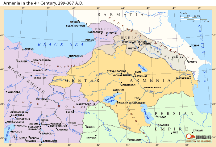 According to the geography book belonging to the Armenian royal dynasty of Arshakounian "Greater  #Armenia was divided into fifteen provinces, covering [...]  #Artsakh, Siunik and Utik."