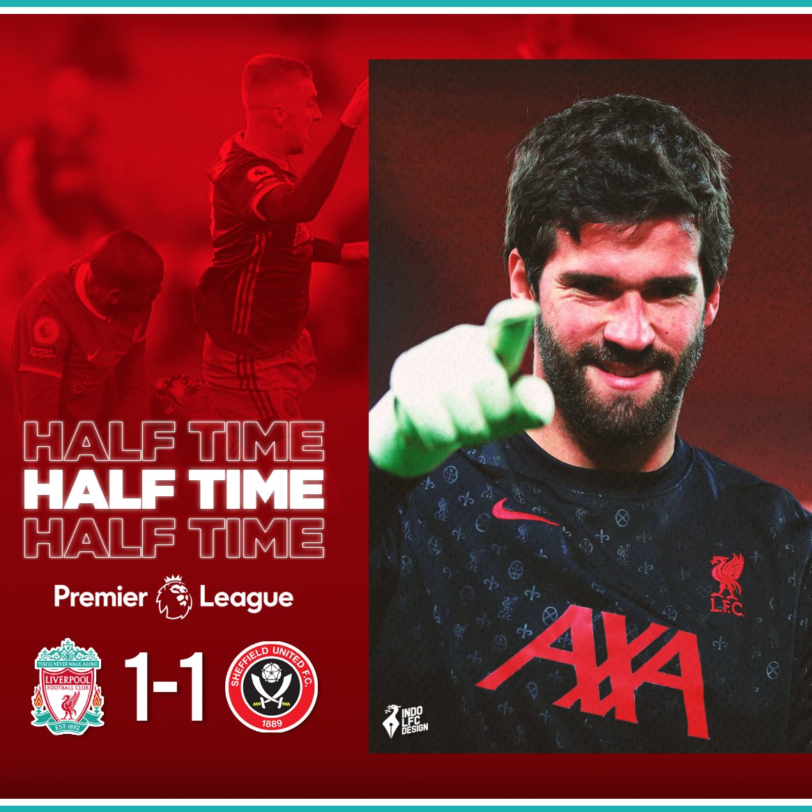 IndoLFCDesign's tweet photo. HALF TIME! ✅

#YNWA #IndoLFCDesign #LiverpoolFC https://t.co/UhscRDHm84