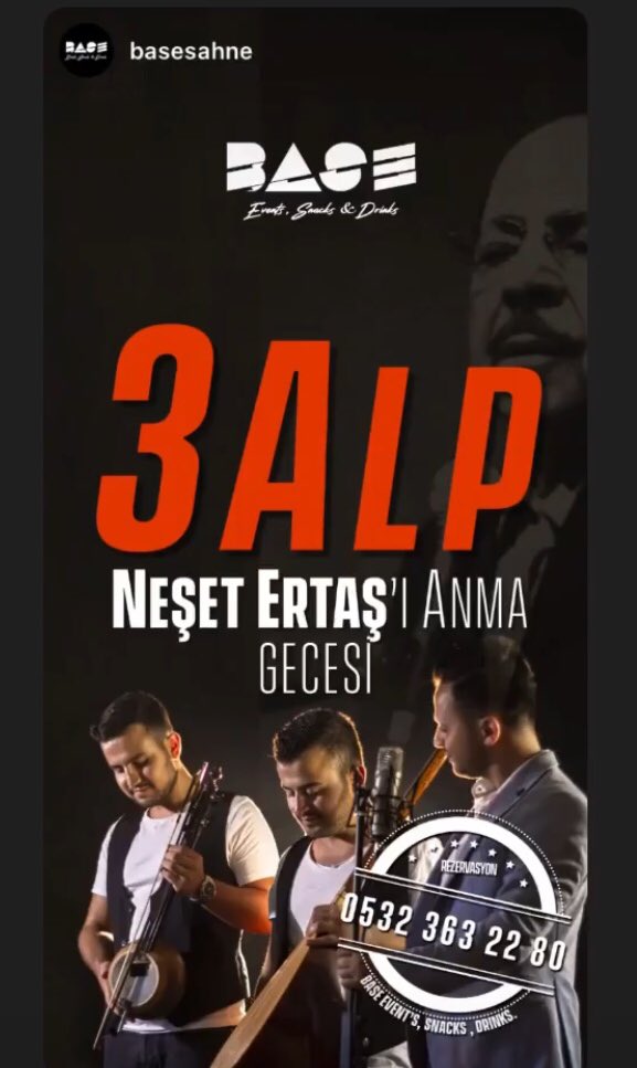 3ALP__'s tweet photo. Son 1 gün Dostlar ⏳
 #3alp #istanbul #base #trumpavm #neşetertaş #bozlak https://t.co/oteT9EJi3H