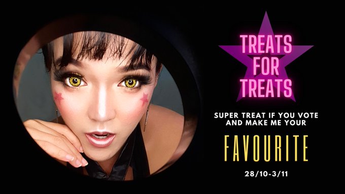 VOTE for STELLA Vote for me as your favourite model @FanCentro 28/10-3/11, join TREAT FOR TREAT and you<a href="/tag/fancentro"class="tags"><span>#fancentro</span></a>