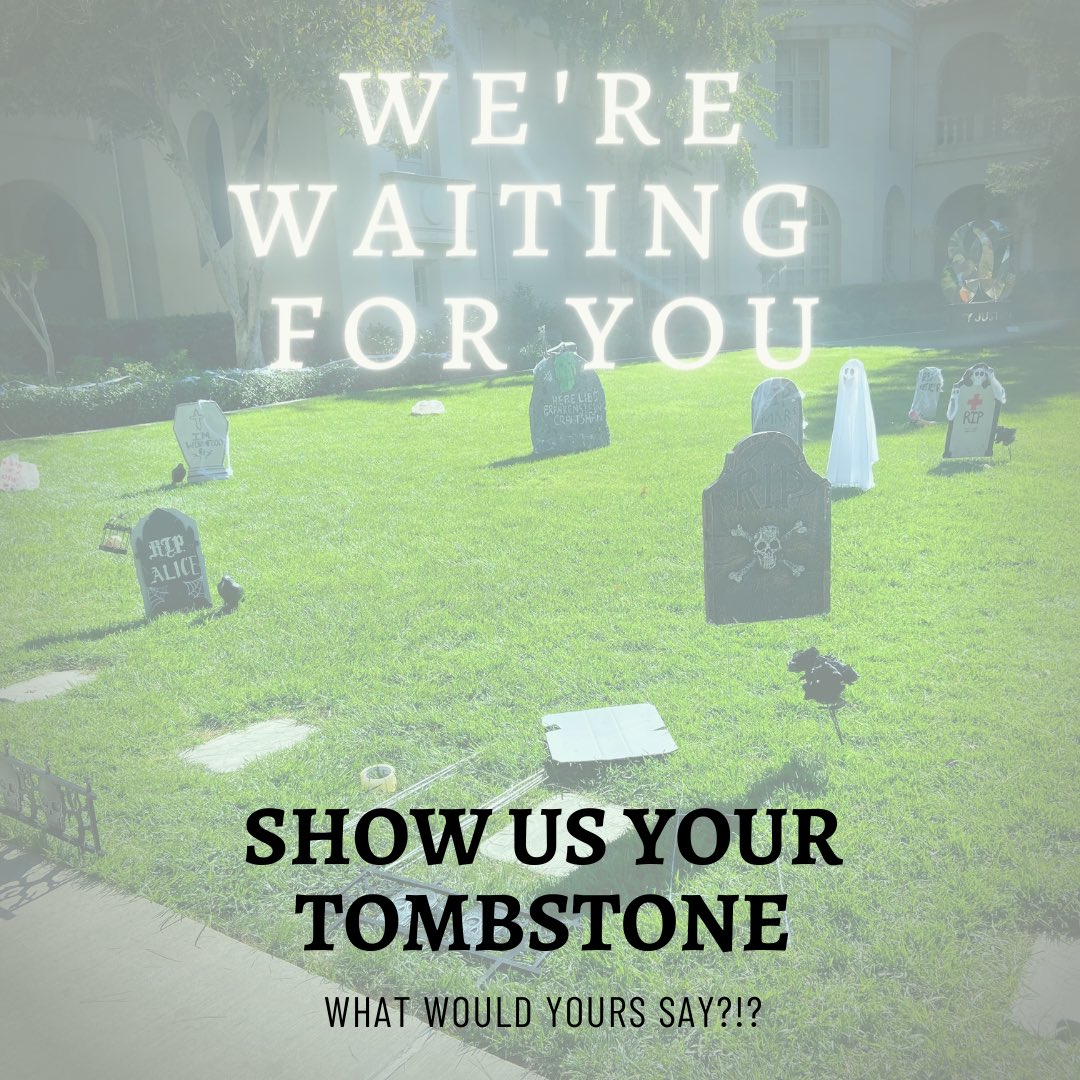 asrcctigers's tweet photo. 🦇🎃👻😈 
WE’RE WAITING FOR YOU ...  it’s time to start getting all your materials together for our virtual contests this coming week. 

Monday is our virtual tombstone decorating contest. Prizes for creativity and design. Tag us in your photo before 11:59 pm on 10/26 https://t.co/NkcVep3uJa