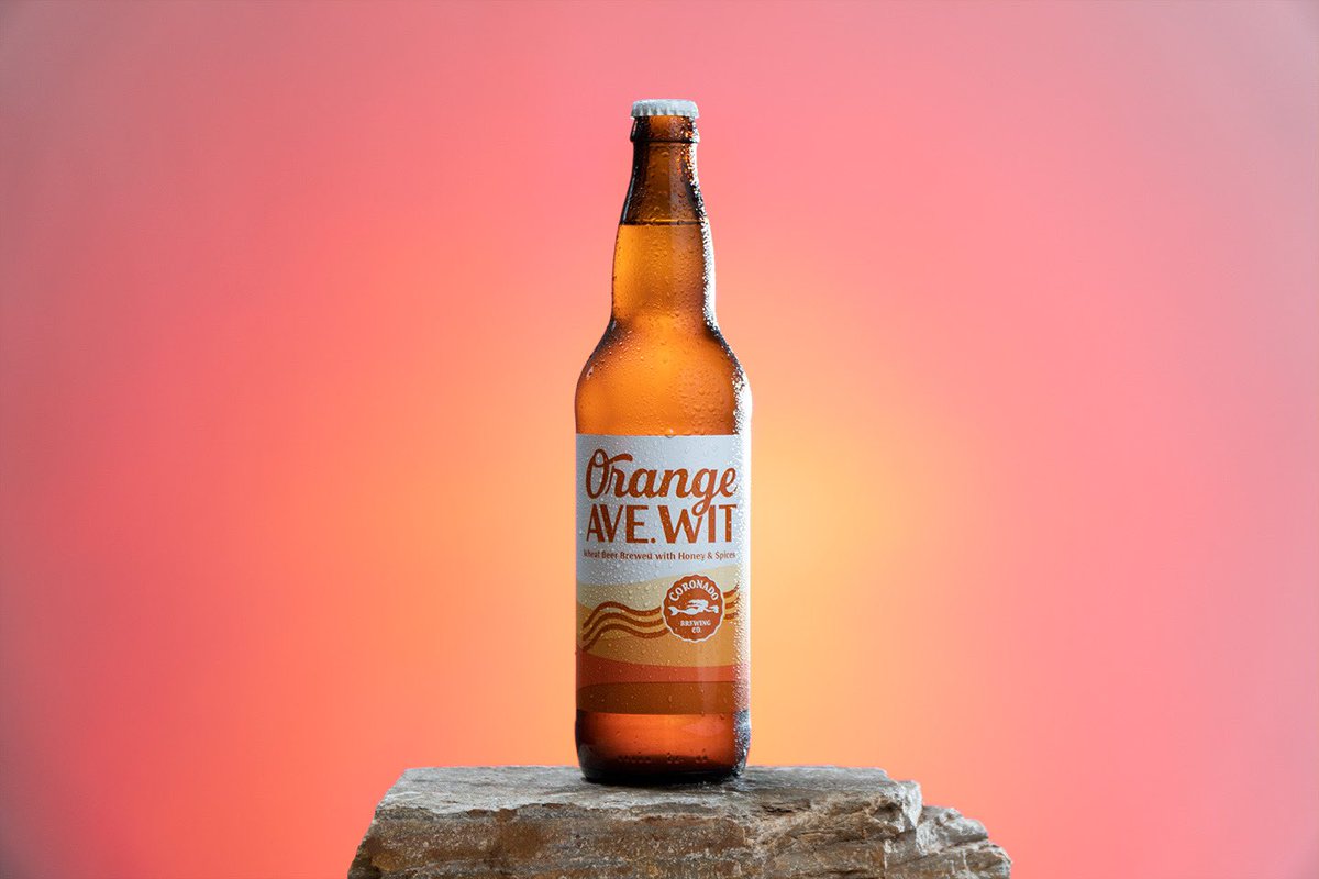 The Orange Ave Wit by <a href="/CoronadoBrewing/">Coronado Brewing Co.</a> is so delicious that we just had to snap a pic of that bottle. After that, down the hatch it went! 🍻#beer #photography