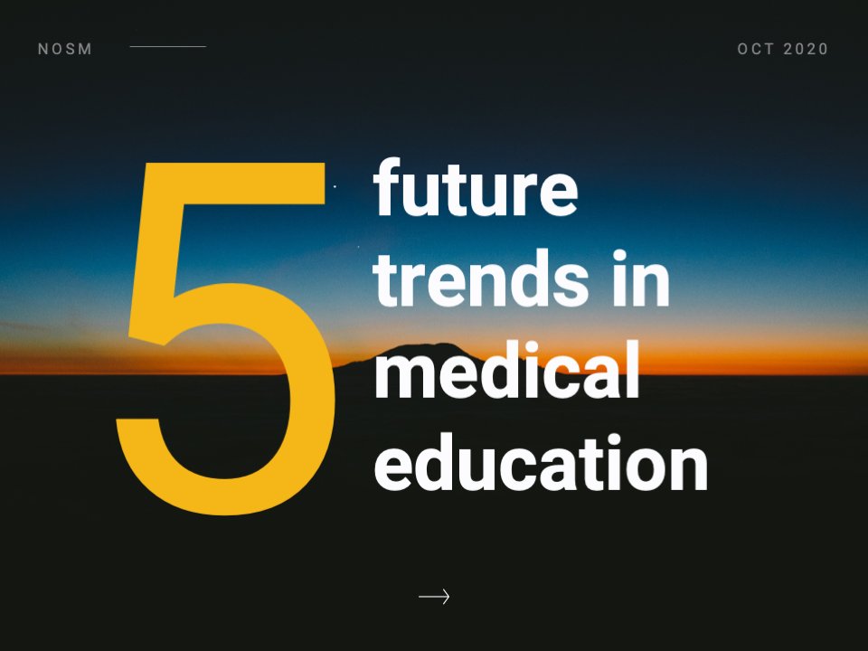 So... my little journey to reflect on trends in  #MedEd futures... here i the summary.