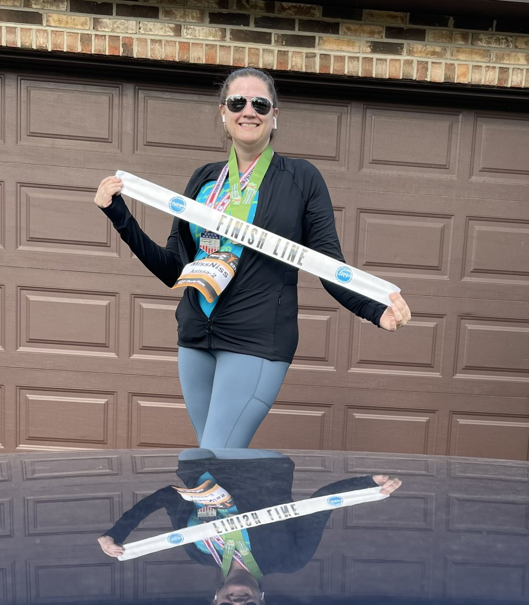 musicalniss's tweet photo. Completed my 5K for NEF today in 42’05”, beating my goal of 45 minutes! Thanks for all who helped support my run for @Kingsley_203 and #TeamNEF! @nef203 #203unites Lost my Kingsley Headband somewhere on the Route! 😂 https://t.co/G1CyK565NV