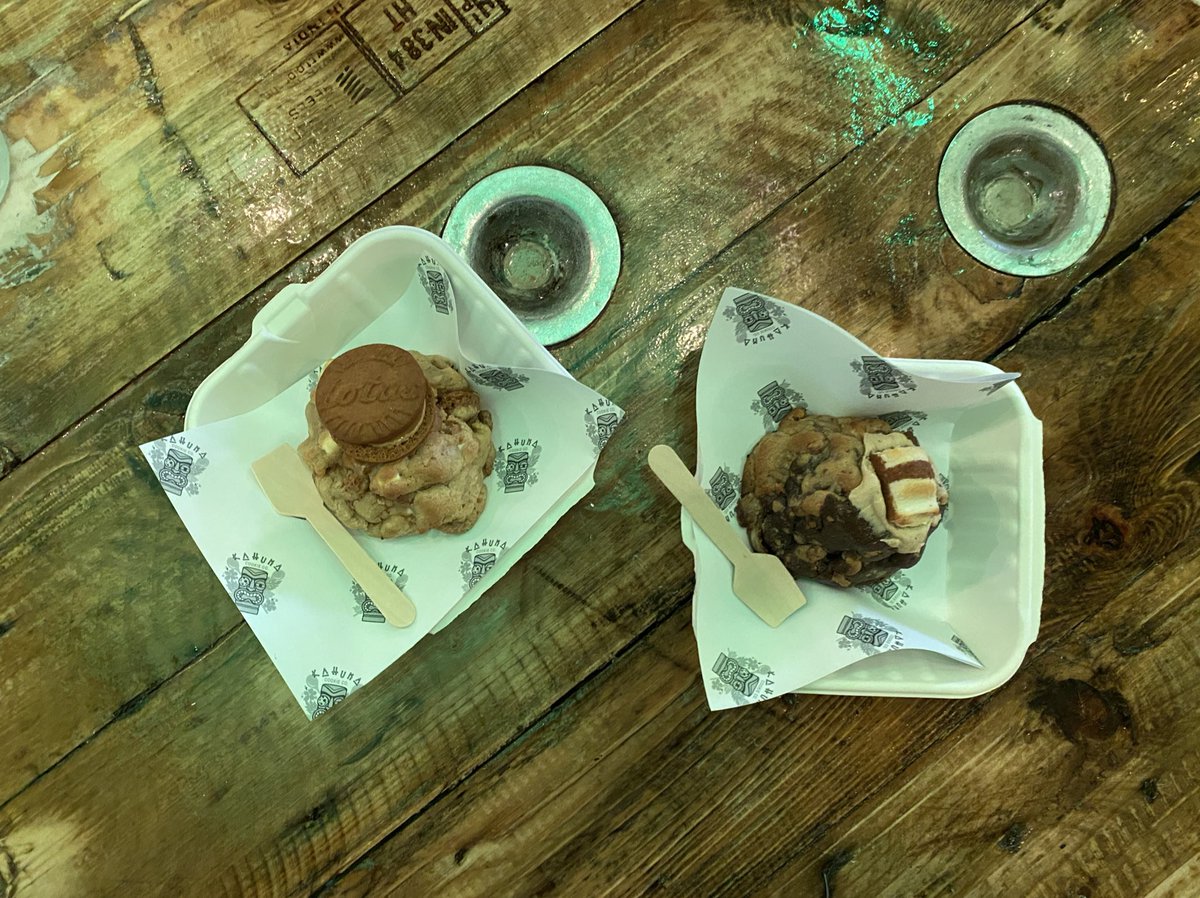 Went to Salt Market Social for some tasty street food. Mexican from Holy Moly, Lebanese from Med Head and dessert from Kahuna Cookies 🌯🌮🍟🍪