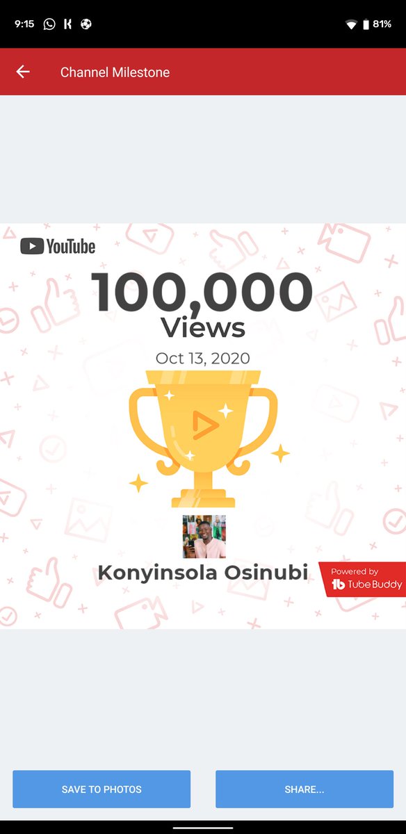 CallMeKJOS's tweet photo. Due to everything going on, I forgot I reached a 100k views! It's the little wins 😊 https://t.co/4kg5gRDksG