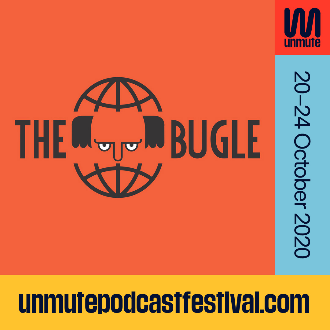 Missed The Bugle's live-streamed show? You can rent it for the next 48 hours 👉 unmutepodcastfestival.com/whats-on/the-b…