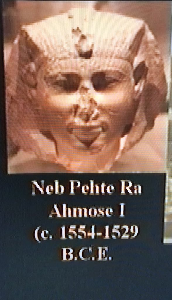 Neb Pehte Ra Ahmose I who made Waset the Capital Of Kemt.
