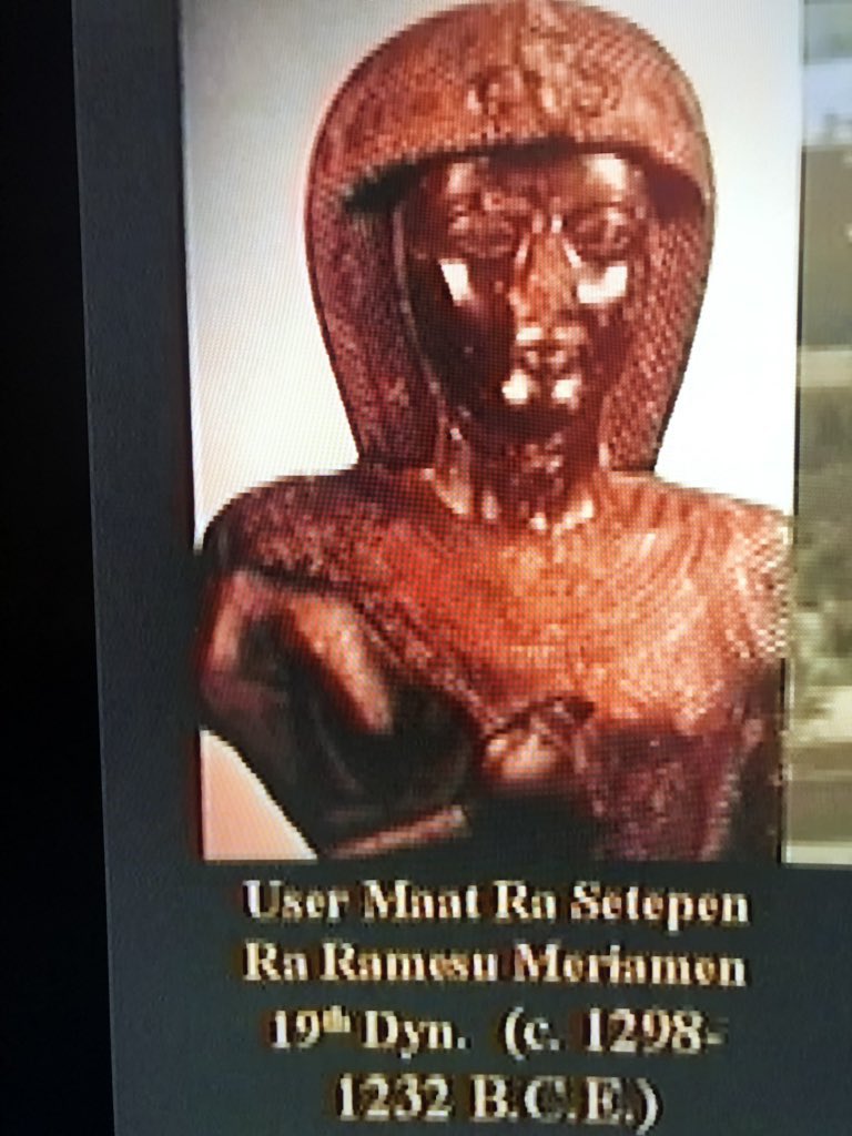 User Maat Ra Setepen Ra Ramesu Meriamen of the 19th Dynasty.