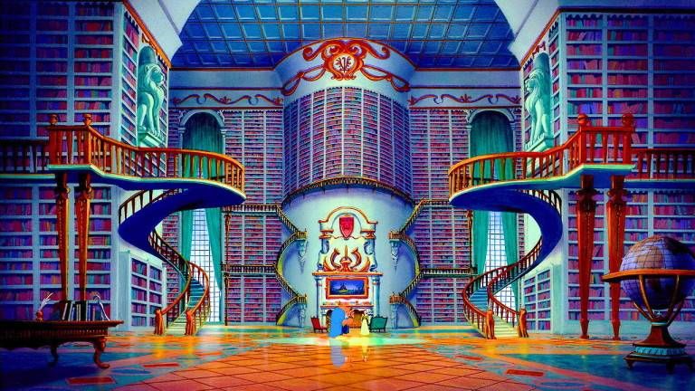 lacosacine's tweet photo. Hoy es el #DiaInternacionaldelasBibliotecas y obvio pensamos en esta hermosura de #BeautyAndTheBeast. 
¿Cuál es su biblioteca favorita del cine o la tv? https://t.co/aEyP7La421