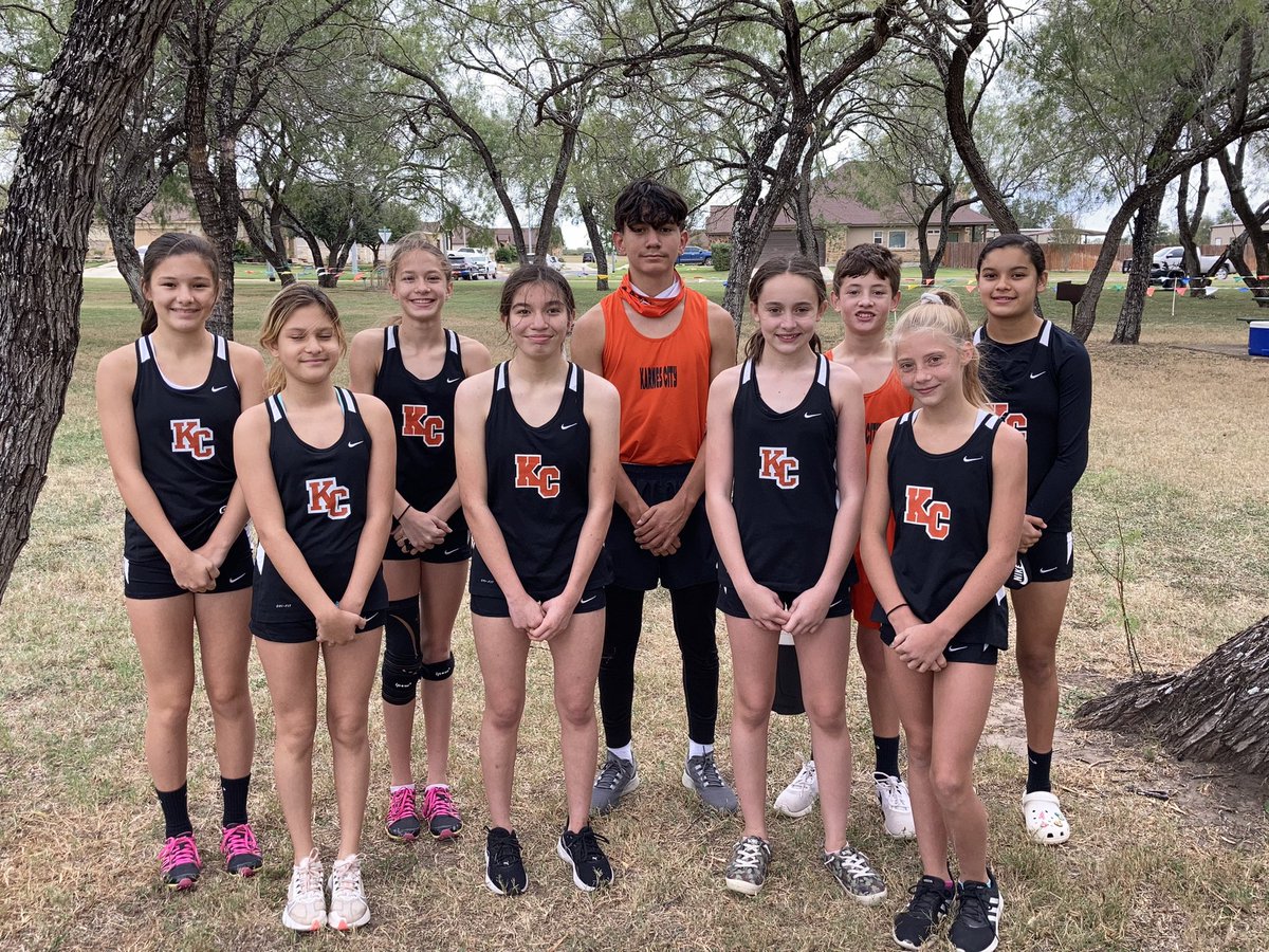 Congrats to these runners who competed at the District JH XC Meet today.  Pictured are our JH runners including 5 district medalist and a district champion!