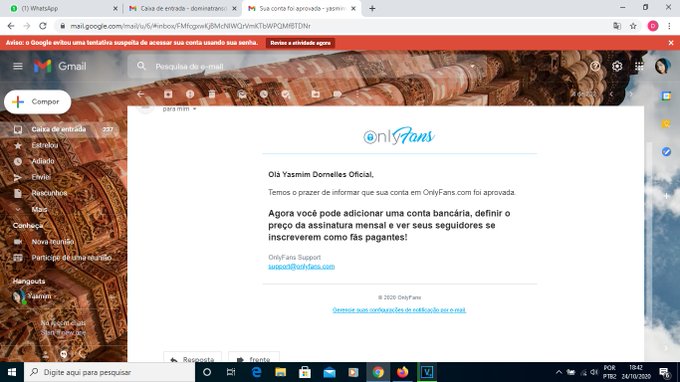 Hoje Conseguirmos Fazer o Perfil da @YasmimDornelle1  ser aceito no Onlyfans. quem precisa de ajuda entre<a class="tags" href="/tag/yasmimdornelle1">@yasmimdornelle1</a><a href="/tag/brazilian"class="tags"><span>#brazilian</span></a><a href="/tag/tattoos"class="tags"><span>#tattoos</span></a><a href="/tag/anal"class="tags"><span>#anal</span></a><a href="/tag/interracial"class="tags"><span>#interracial</span></a><a href="/tag/cumshot"class="tags"><span>#cumshot</span></a>