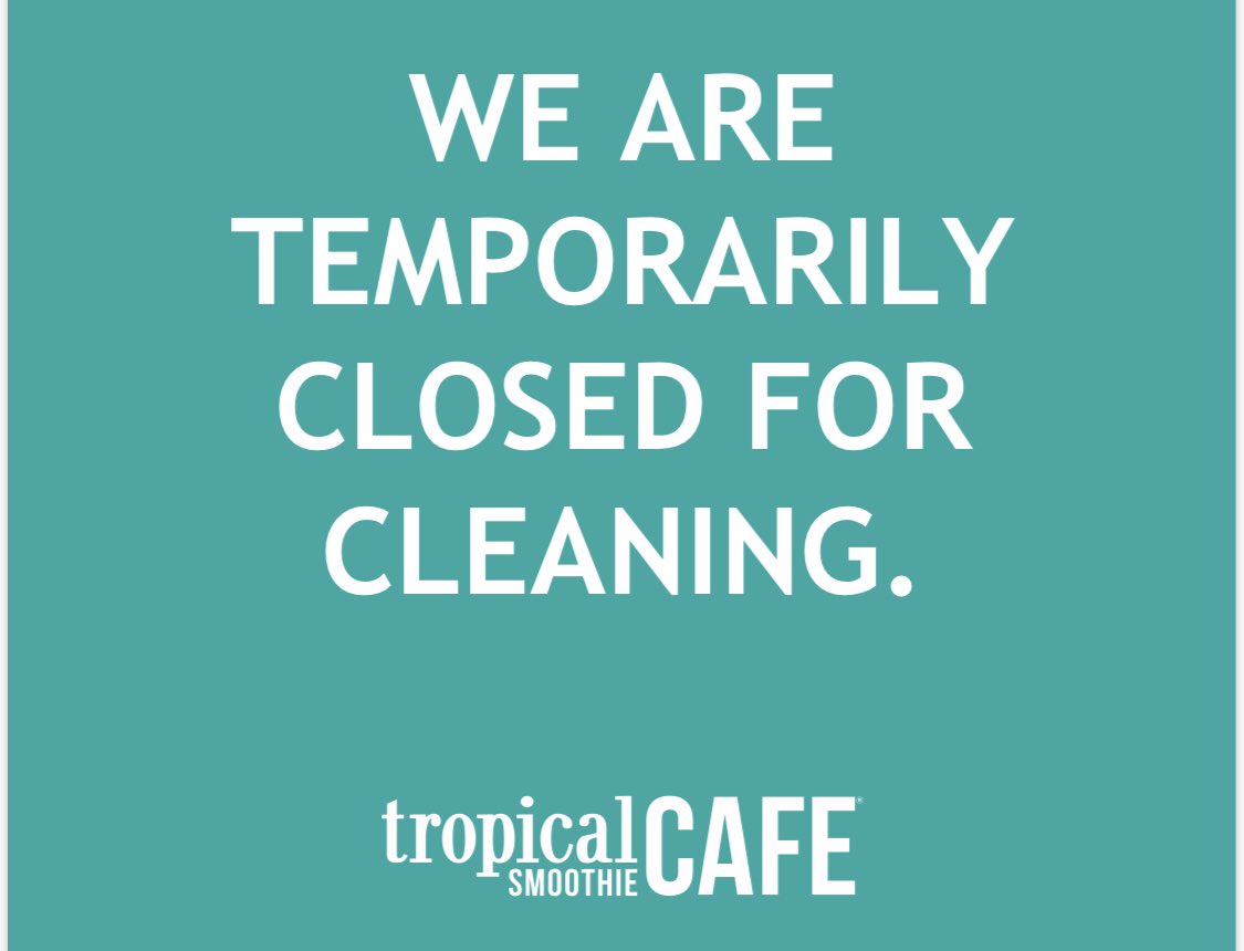 TSCFrederick's tweet image. Unfortunately, we will be closing today at 5pm as we were alerted today that we had a staff member test positive for Covid-19. We will take a few days to allow staff to get tested and to deep clean and sanitize even more so than what we already do each day.