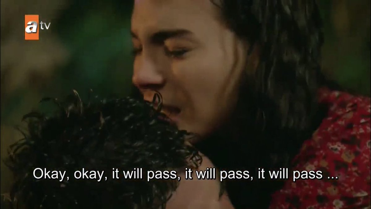 the way she’s hugging him he’s in so much pain guys I’M BREAKING DOWN   #Hercai   #ReyMir
