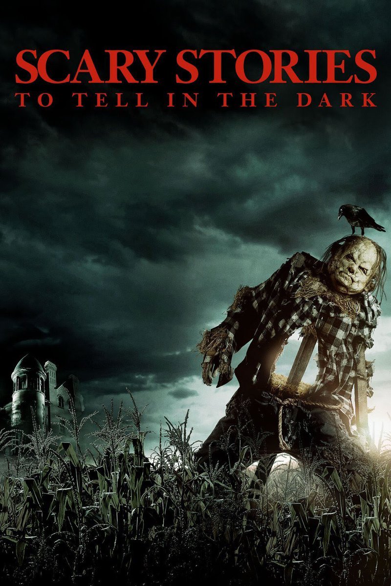 Well that was a flop so now watching: Scary Stories to Tell in the Dark, a film inspired by a series of controversial children’s books chronicling short horror stories.