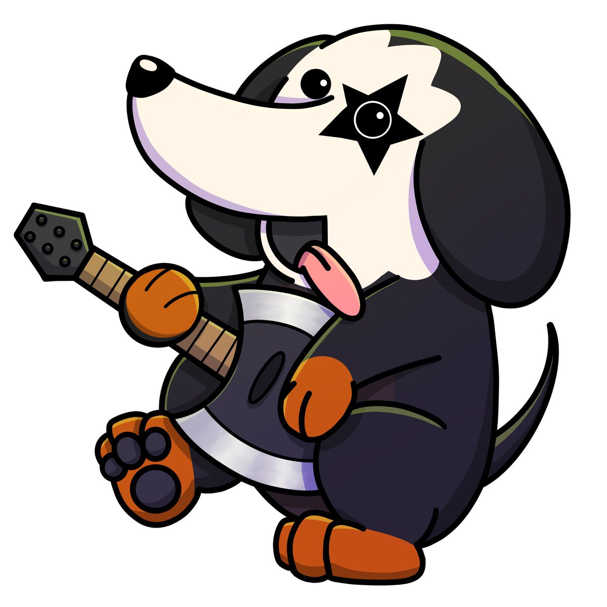 textarsketch's tweet photo. This little dachsie wants to rock’n’roll all night and party everyday! Get your 🤘 up! Stickers and more @ https://t.co/QUD817HfZE
#art #drawing #illustration #cartoon #digitalart #halloween #dachsund #dachsie #doxie #rocknroll #metal #headbanging #kiss #halloweiner #drawtober https://t.co/84XSQAvr4D