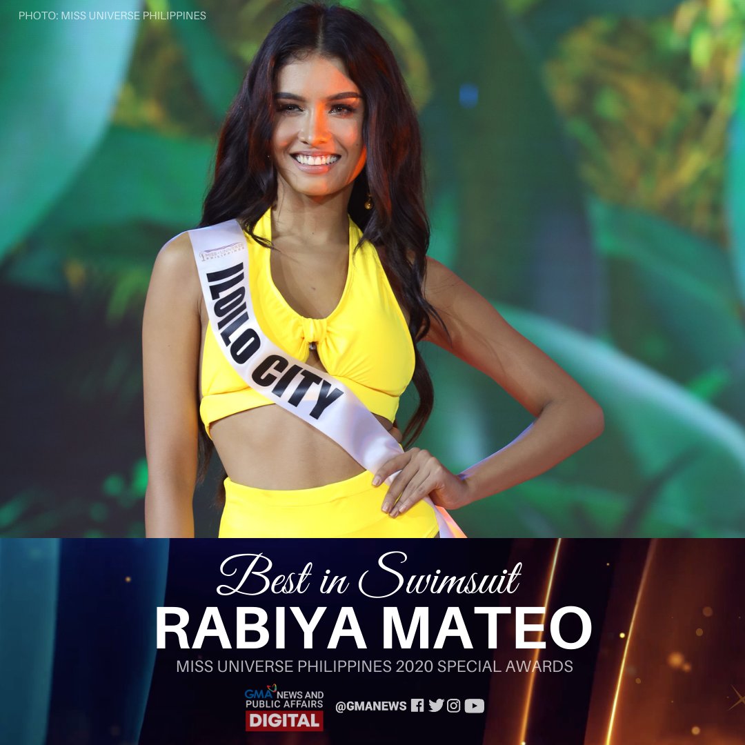 Miss Iloilo City Rabiya Mateo won Best in Swimsuit during the preliminary e...