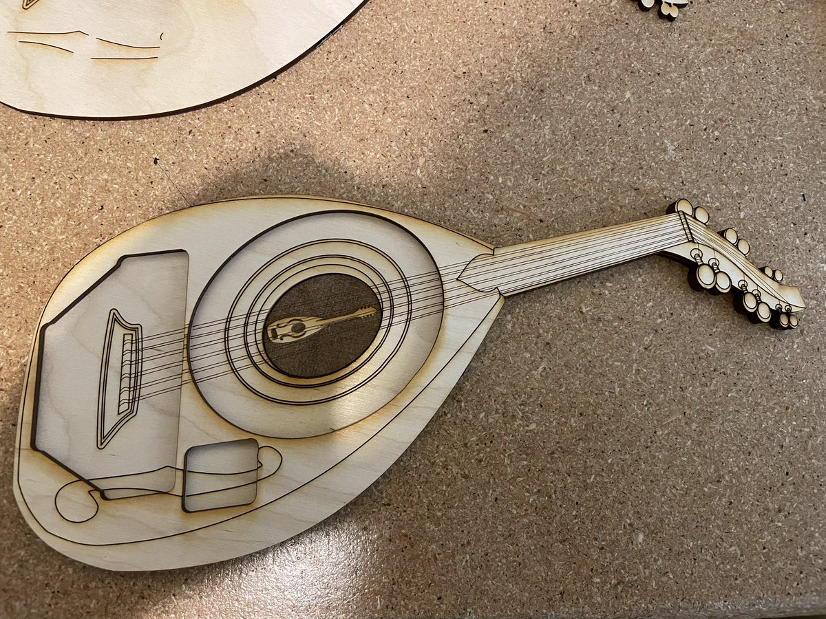 Work in progress of the bard Weapon of Choice. Want to check out the finished ones? Check out our Kickstarter currently underway! kck.st/3mYSHZc #ttrpg #roleplayinggames #dnd #weaponsofchoice