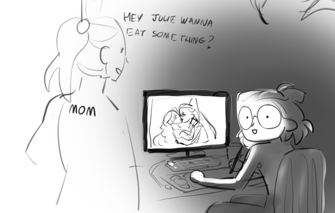 this keeps happening, i just wanna draw my lesbians 