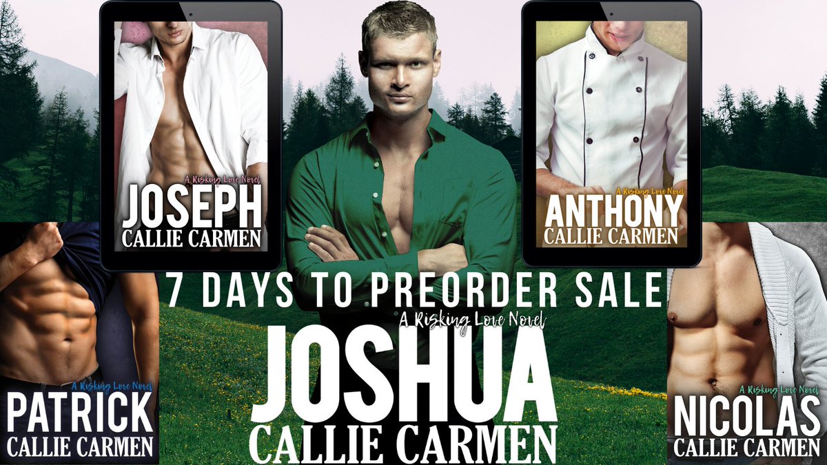 Catch up on the Risking Love Novels https://t.co/PgSNDm7UPc
#PreOrder 11/1 JOSHUA
#EXCERPT from Joshua
https://t.co/s7NMjAQxTL
#romantic #MondayMorning #Romance #ComingSoon #eroticromance #contemporaryromance #romancebooks #romancenovels #RomanceReaders #Reading #ASMSG #books https://t.co/QpWg7An8K3