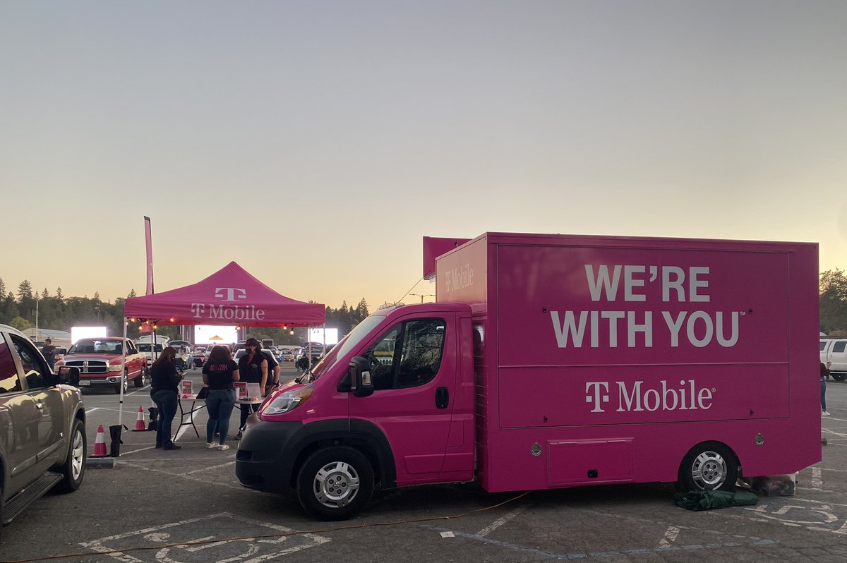A little #STRMarketing x @TMobileTruckSAC collab at the Rising from the Ashes Drive-in Benefit Concert tonight!