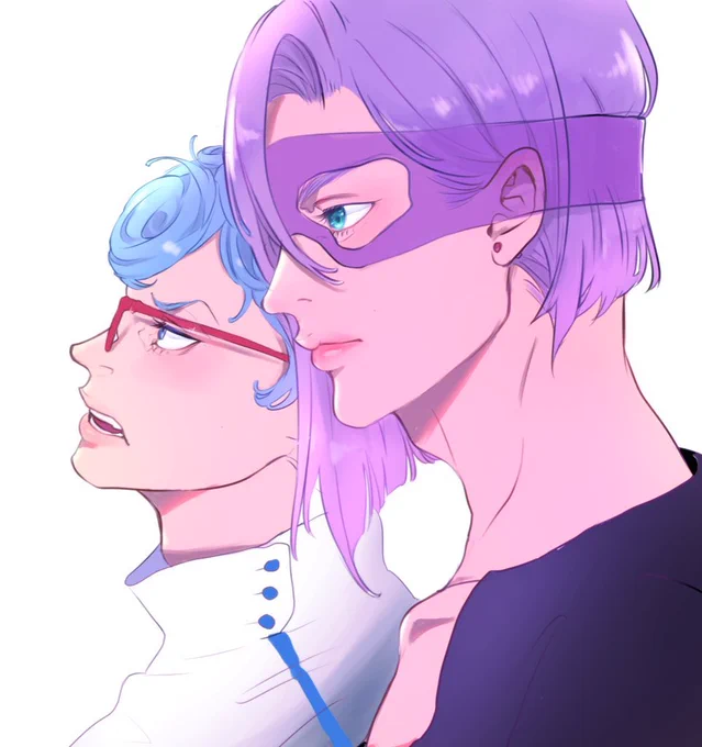 メローネとギアッチョ原点回帰#デジタル芸術の秋 #jjbafanart #lasquadra #rkgk 