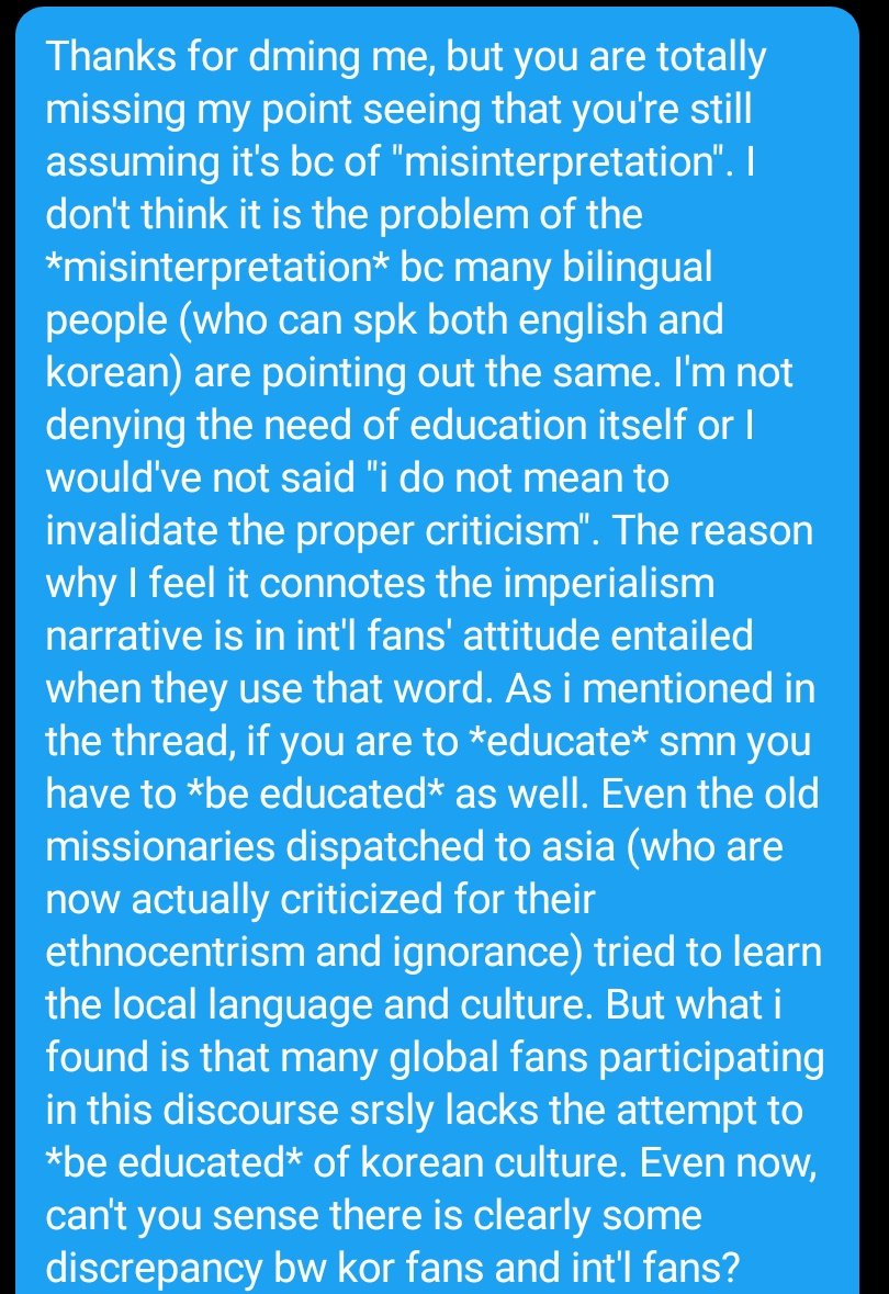 So i got some dm and this was my reply