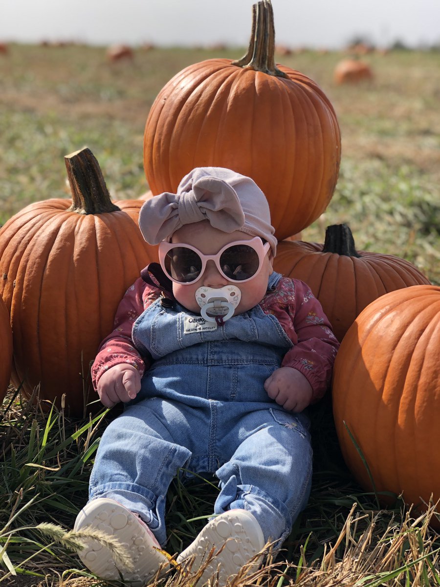 Hadley at the Pumpkin Patch