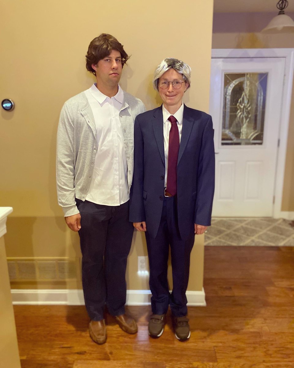 Winning Halloween costumes <a href="/AmyMcGrathKY/">Amy McGrath</a> <a href="/MitchMcConnell/">Mitch McConnell</a>