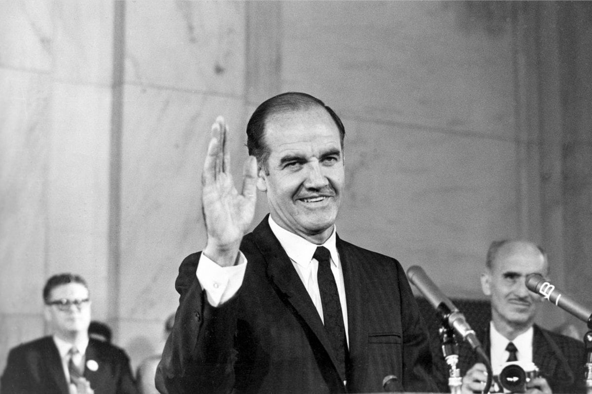 missed his birthday, but Oct 21st is George McGovern Day. He would've been 98. Happy Birthday, king 