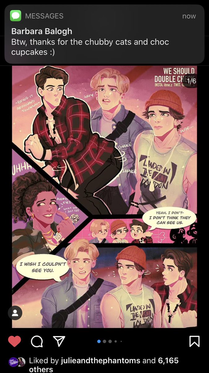 JenniferJames34's tweet photo. “Anything for you Julie, you know that” 

My heart 😍🥰 

Artwork by @itme_z

#jatp #netflix #weneedseasontwo https://t.co/3et8e8mTBq