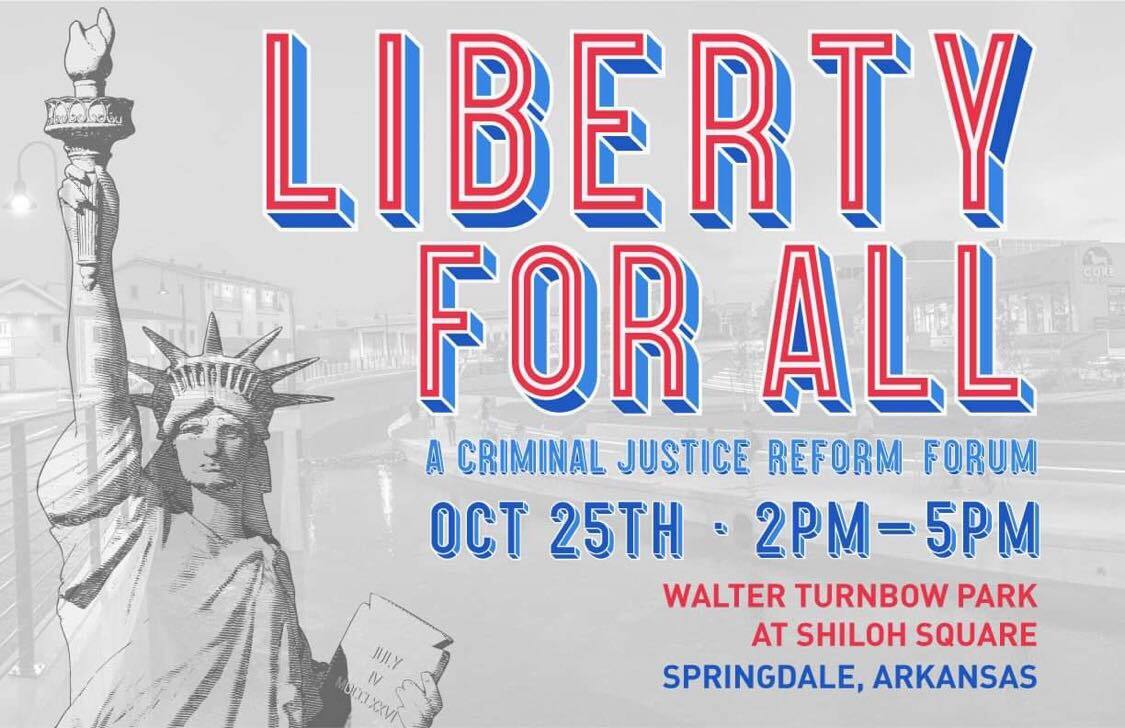 RickDHarrington's tweet photo. Join Libertarian VP Candidate Jeremy "Spike" Cohen and I tomorrow in Springdale as we discuss criminal justice reform in the Liberty for All Panel!

#VoteGold #Libertarian #SpikeCohen #RickyForSenate https://t.co/YDPbGqULJG