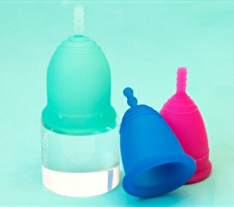 a menstrual cup is a small, flexible silicone or latex rubber cup that is used by inserting it into the vagina to collect blood during the menstrual cycle rather than a tanpon/pad.