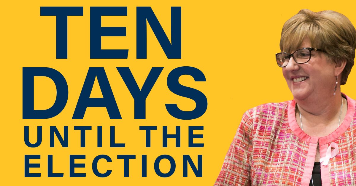 There are only 1️⃣0️⃣ days until the most important election of our lives. EVERYTHING is on the line this year. Our healthcare, jobs, education, and COVID recovery are at risk. Get out there and vote!