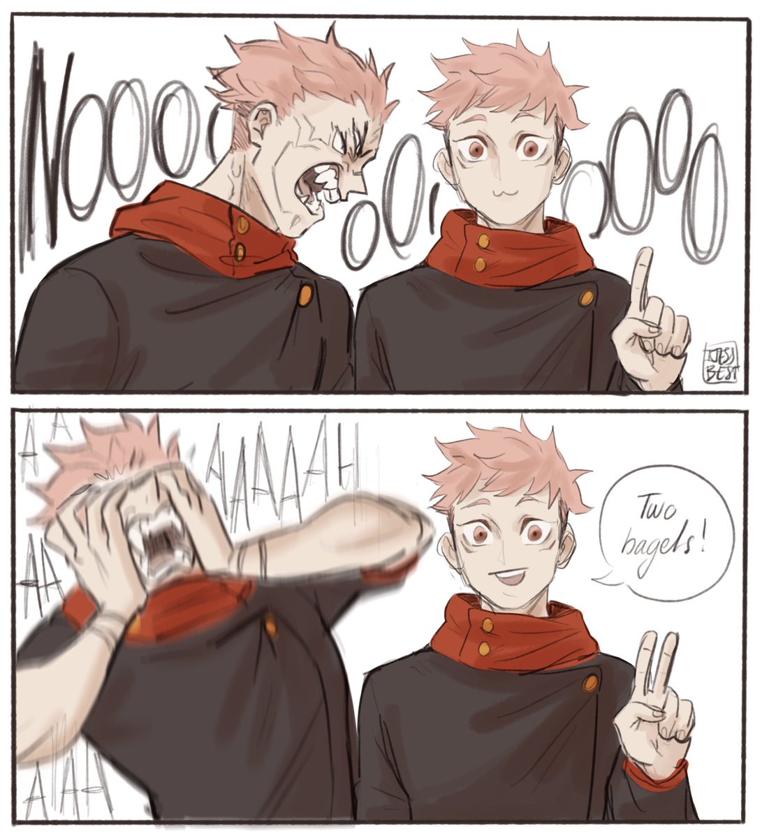 So I started Jujutsu Kaisen and I really like it, I might pick up the manga but I already know I like trash demon/curse man
#JujutsuKaisen 