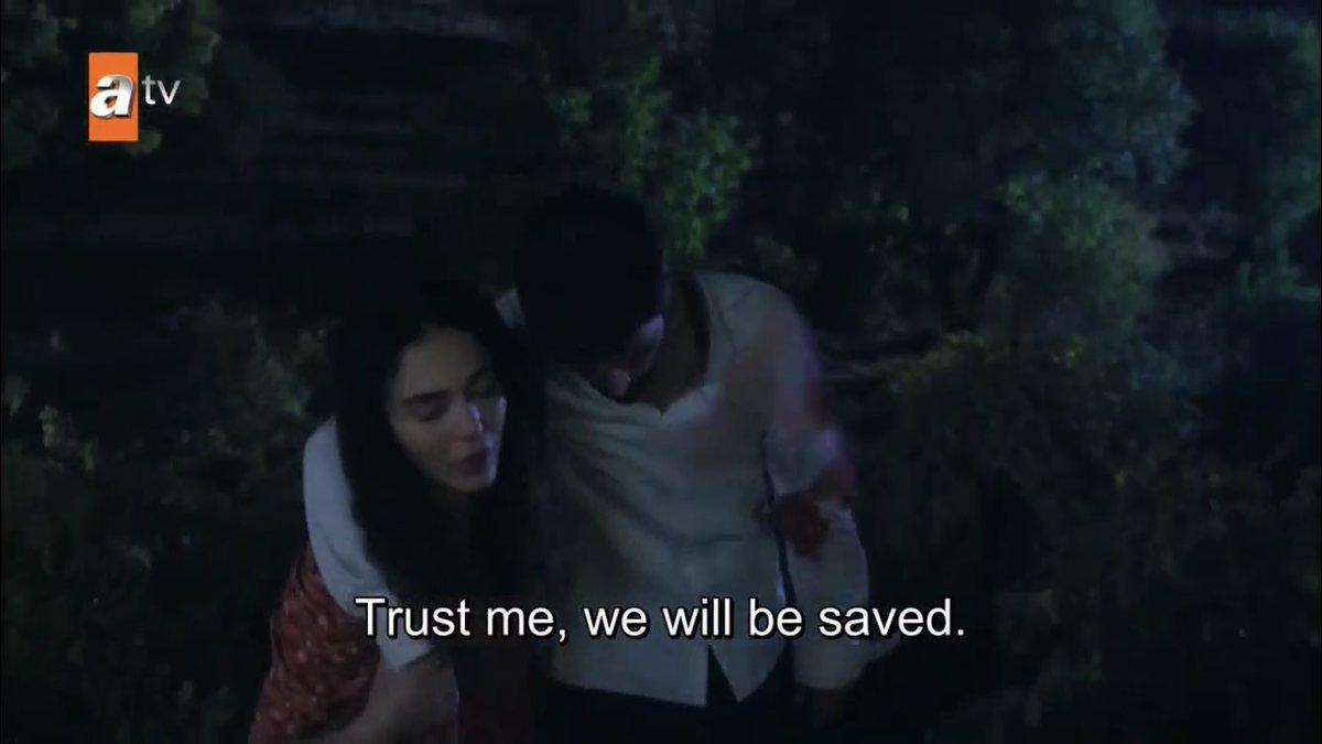 it’s the way he’s still trying to save her and her refusal to leave him behind for me  #Hercai  #ReyMir