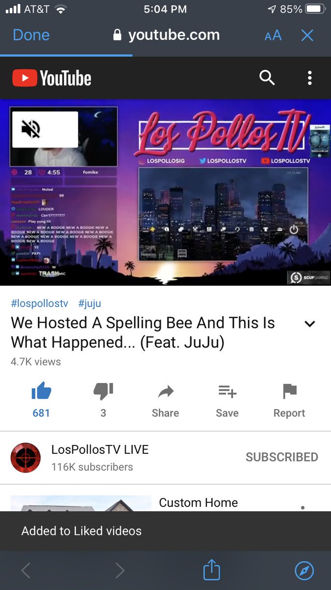 rfwestberg0606's tweet photo. @LosPollosTV @TeamJuJu Good vid @LosPollosTV https://t.co/pnHqpw788p