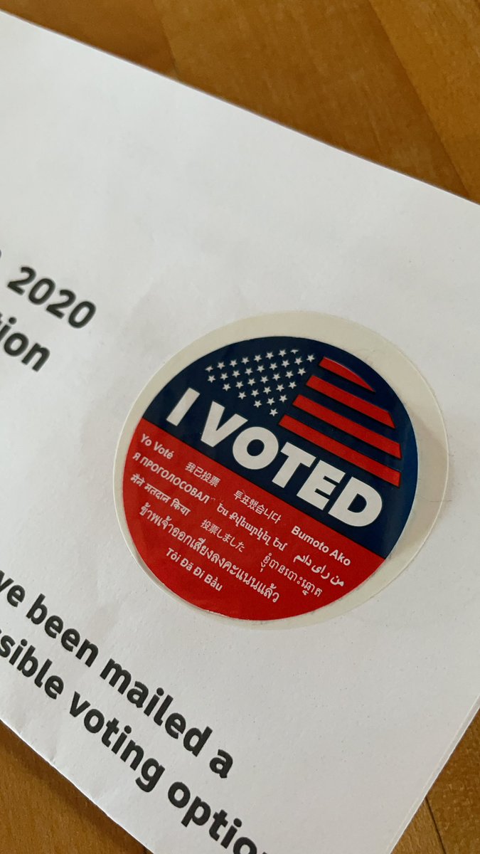 Please vote Walking Bag of Shit, also known as Donald Trump, out of office. He is a stain on our country that has lingered for too long. Vote early, and if you can, get your friends and your family to vote too. We have all suffered enough.