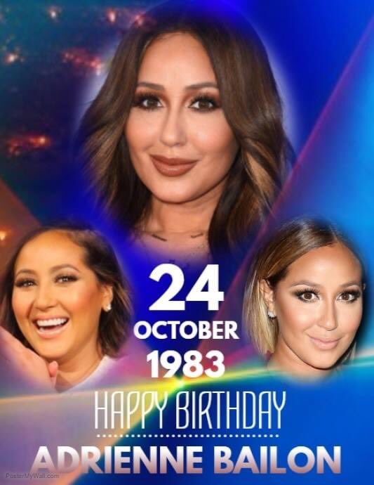 Happy Birthday to one of host of The real Adrienne Bailon                                   