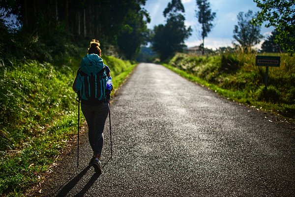 Inusualia's tweet photo. New artwork for sale! - "Walking the Camino de Santiago" - https://t.co/oej3MTCLCc @fineartamerica https://t.co/HxxAmx1Yc5