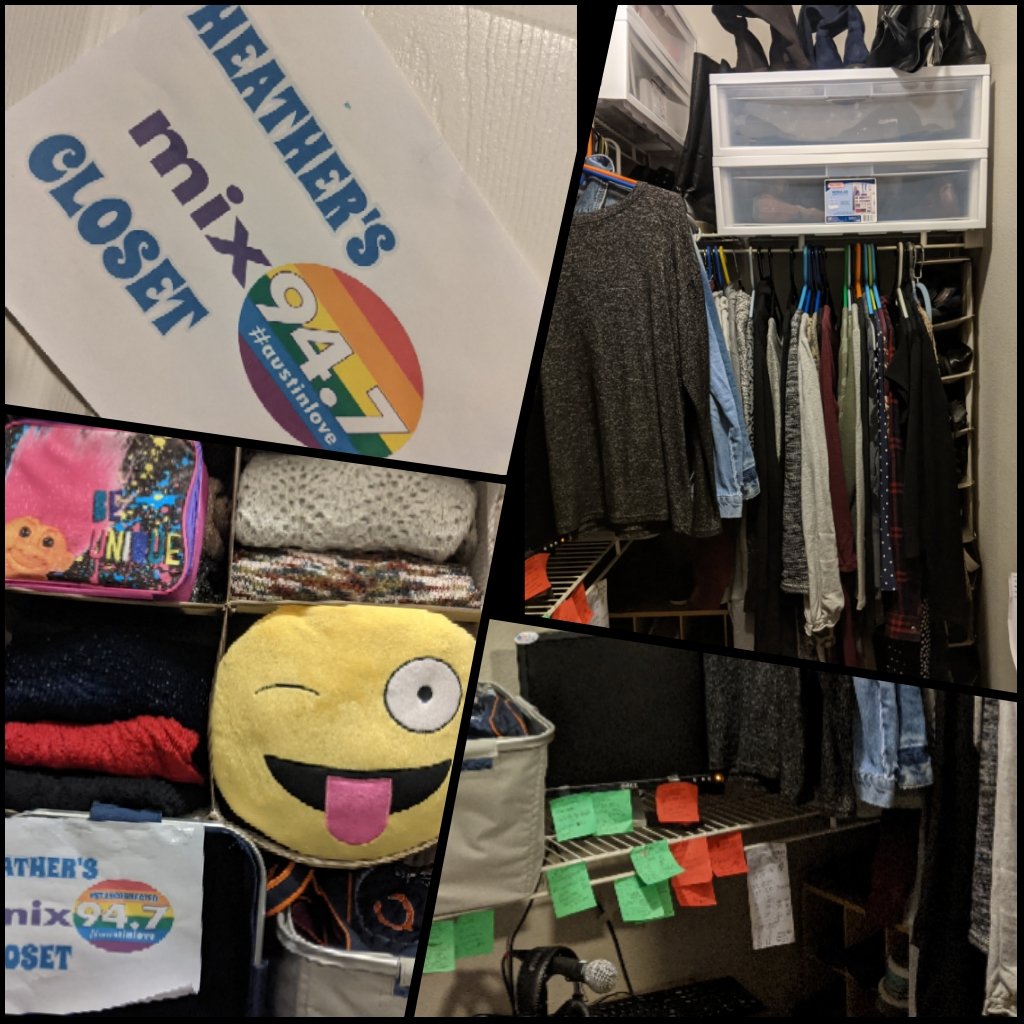 Mix947Austin's tweet image. Change of the season in the  #ClosetStudio #coldfronts in #SWATX  ready 🤘 @fertbottom