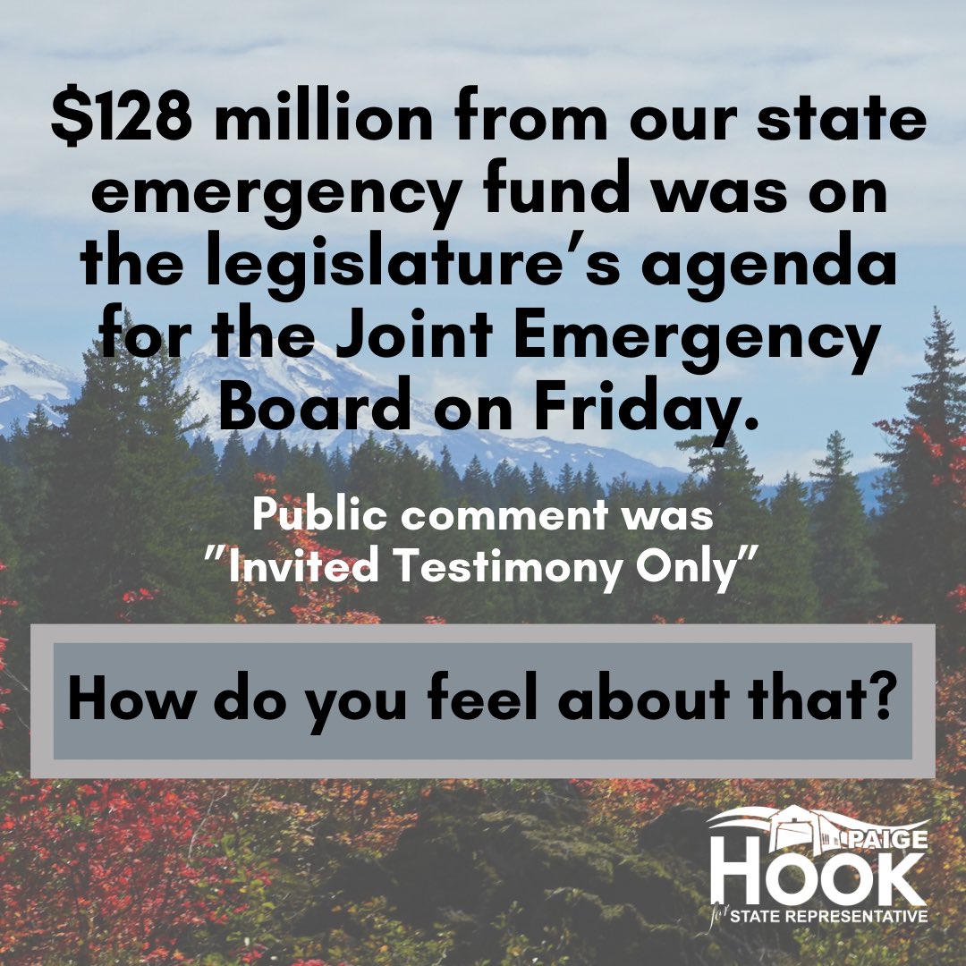PaigeForOregon's tweet image. We can help our state AND do it in a way that offers transparency and a just process where voices are heard and quality, detailed information can be presented. Public input must happen. 4/
#ProjectTurnkey