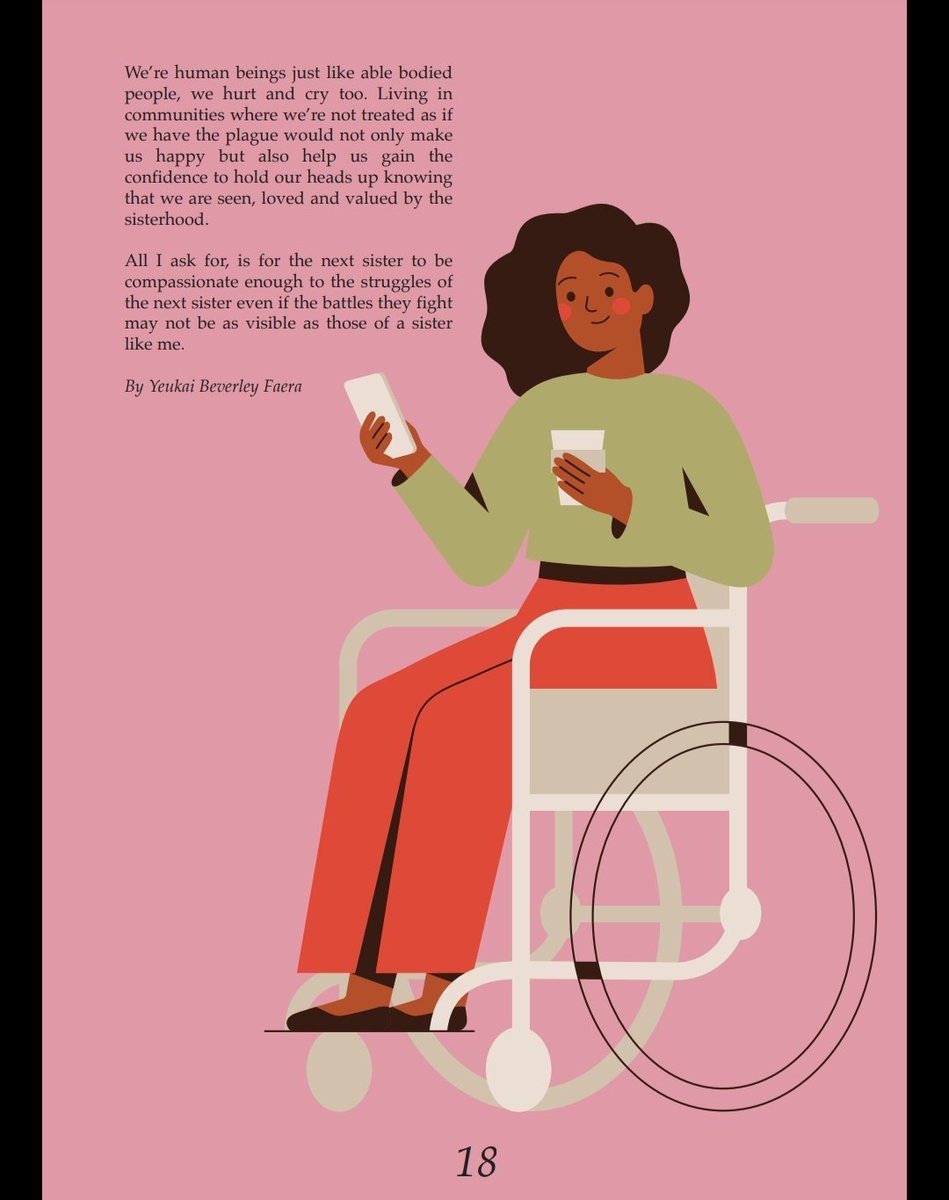 By YEUKAI B. FAERA"Life for women with disabilities is not a walk in the park"We should stop thinking that women with disabilities don't have sexual rights.It was honest and eye opening.We should all learn to live and let live. That's how life should be.